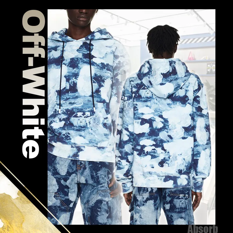 Off-White Street Style Hoodies | Long Sleeves | Cotton