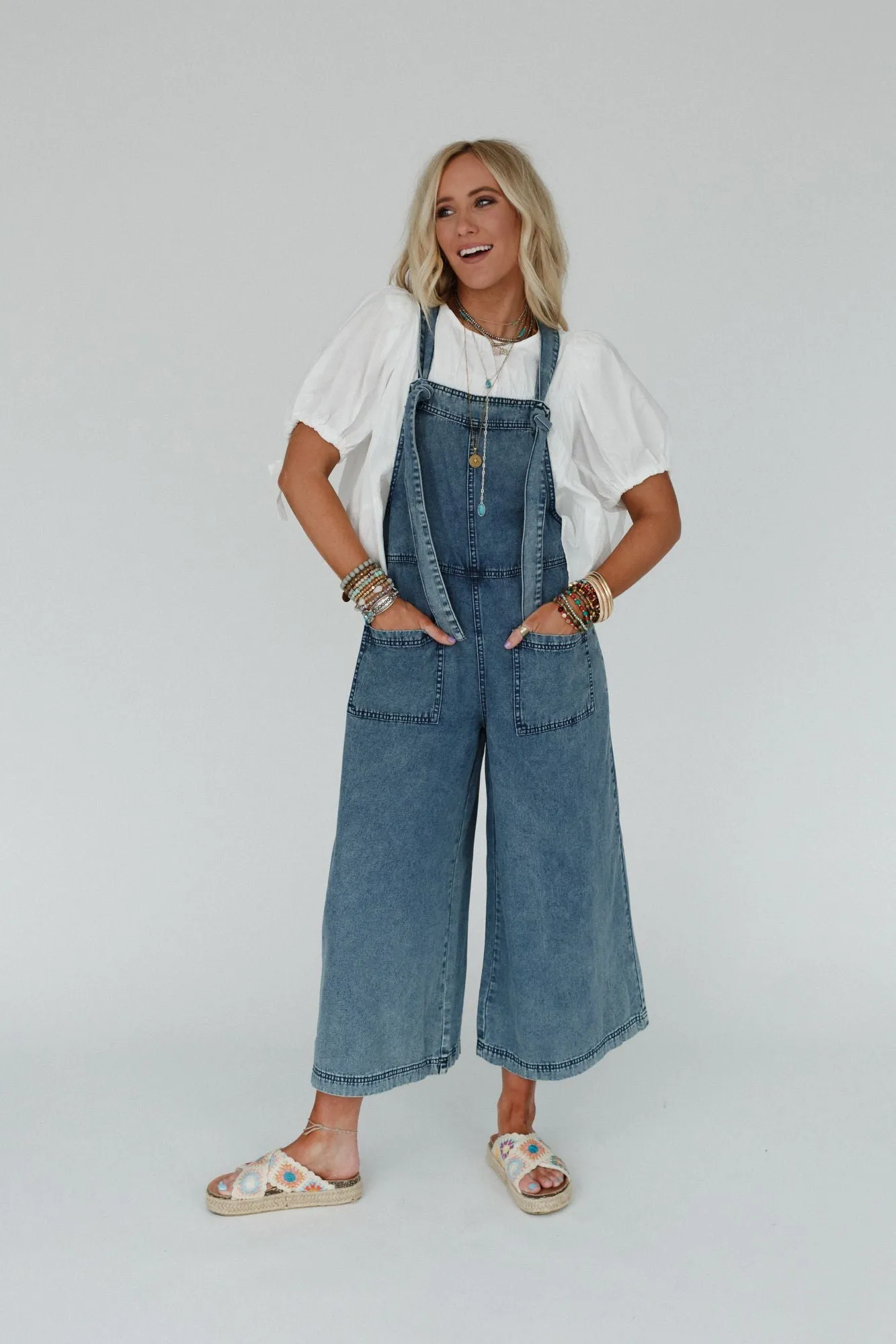 Orchard Road Denim Overalls - Washed, Denim Overalls