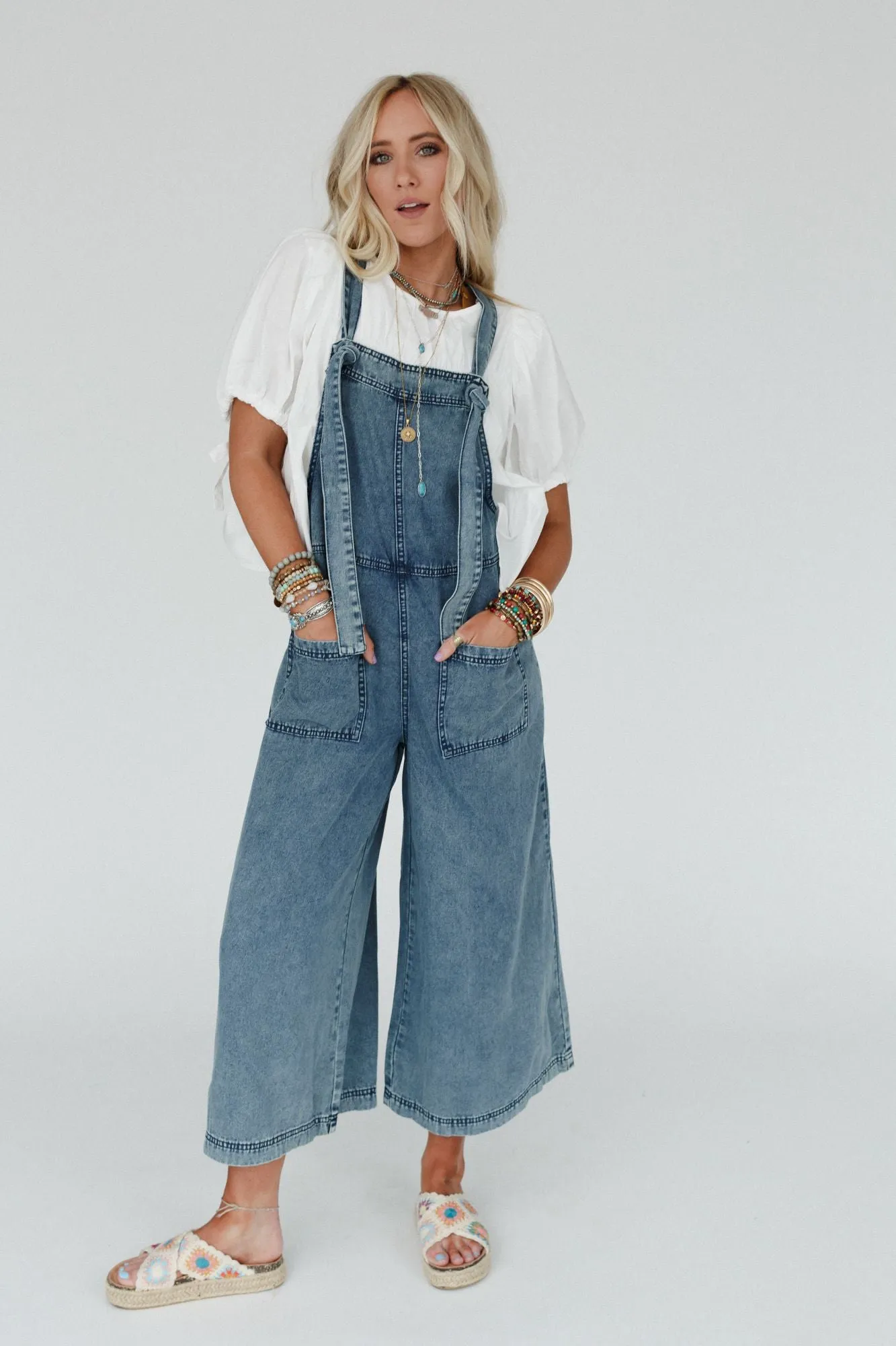 Orchard Road Denim Overalls - Washed, Denim Overalls