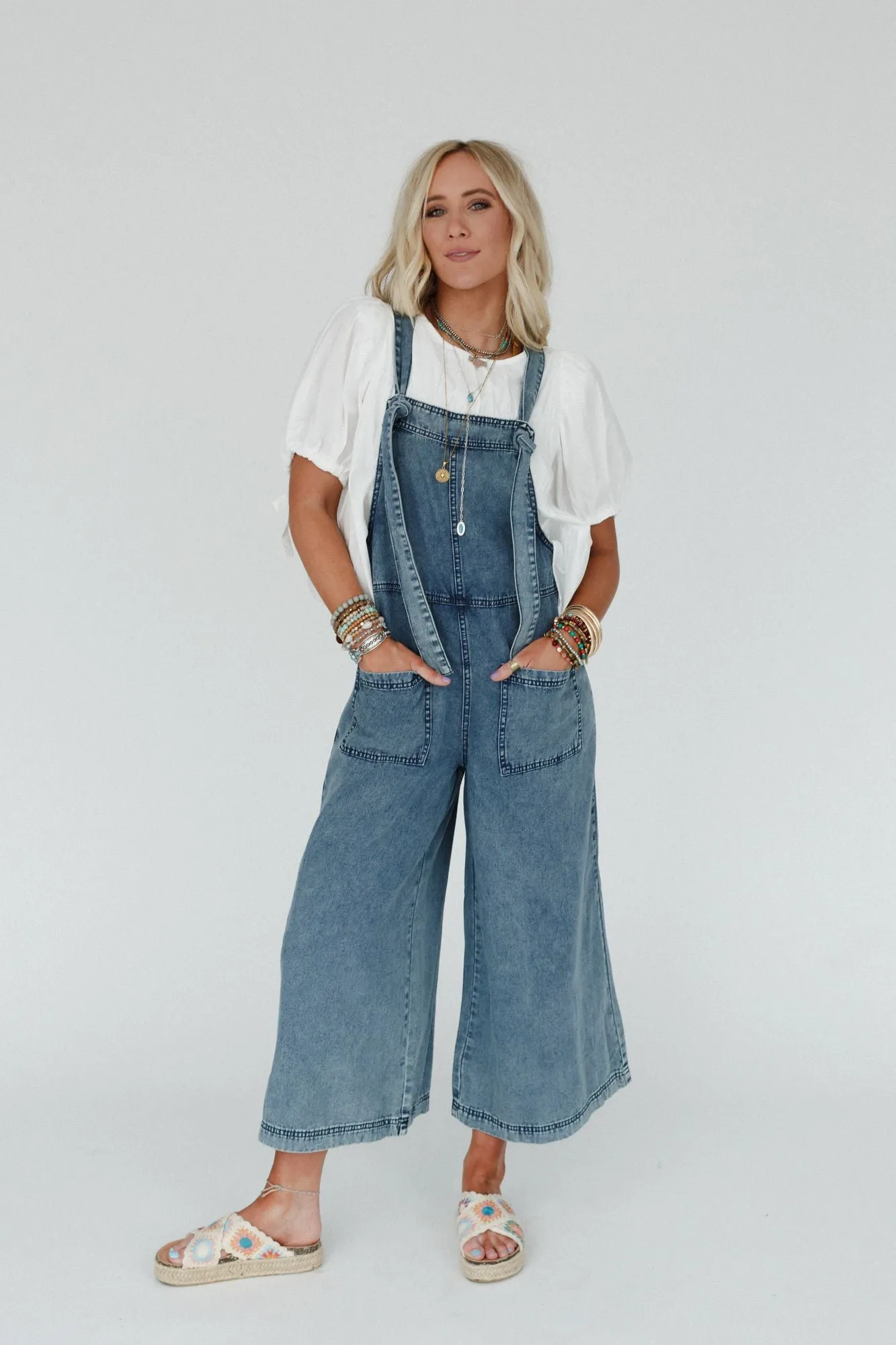 Orchard Road Denim Overalls - Washed, Denim Overalls