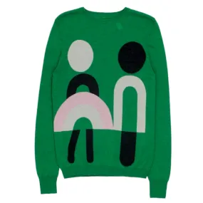 Orla Kiely Green Man/Woman Sweater