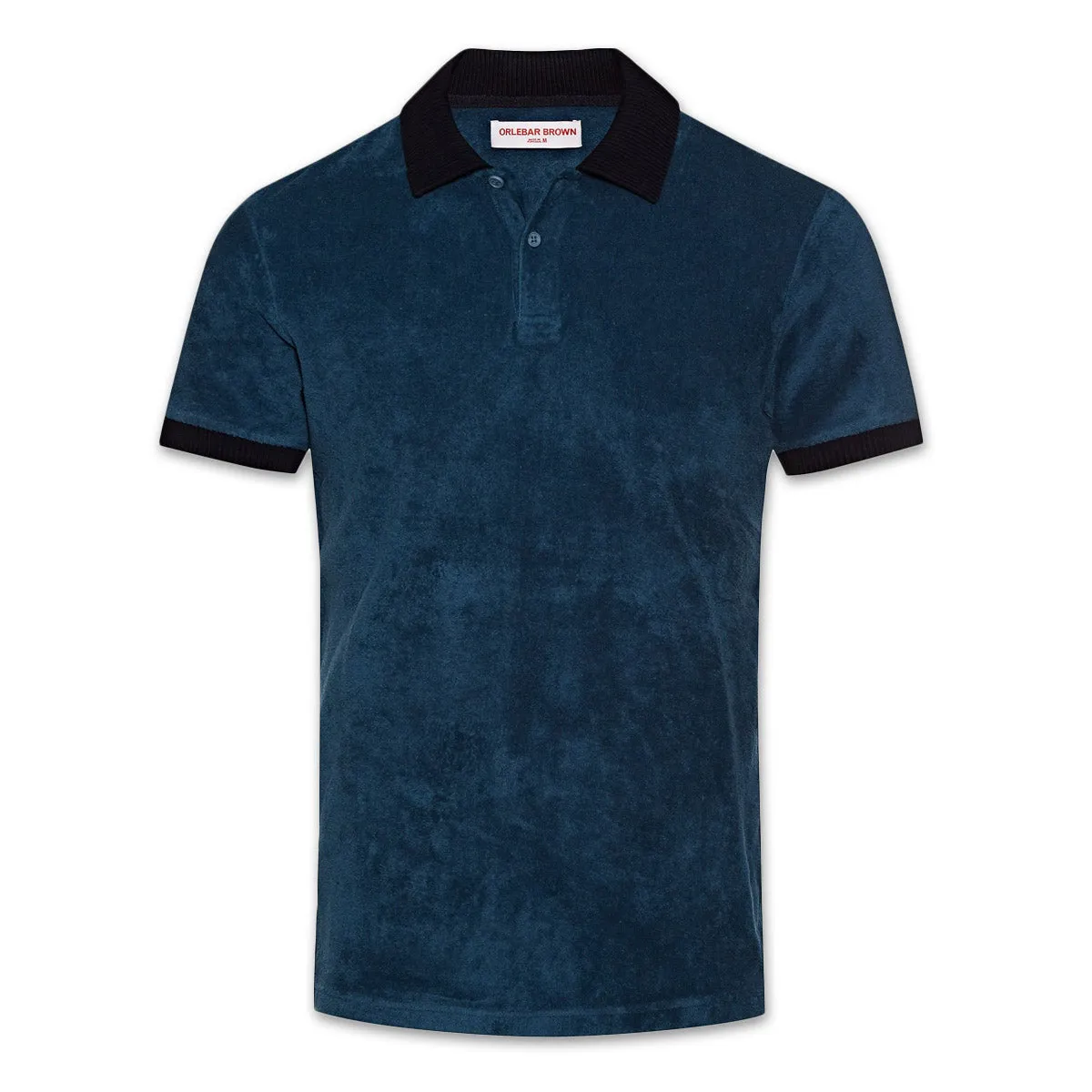 Orlebar Brown - Blue Slate Jarrett Towelling Polo Shirt - Result