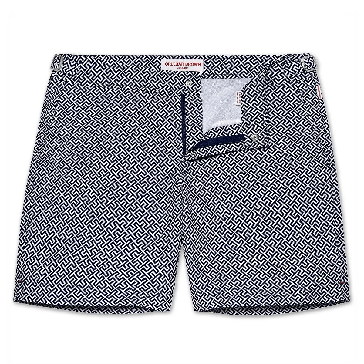 Orlebar Brown Navy/White Bulldog Narin Swim Shorts