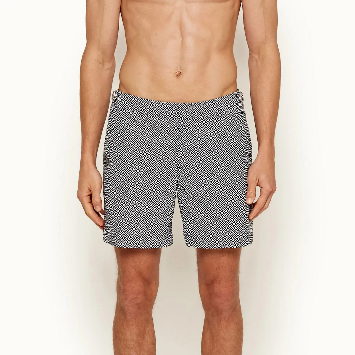 Orlebar Brown Navy/White Bulldog Narin Swim Shorts