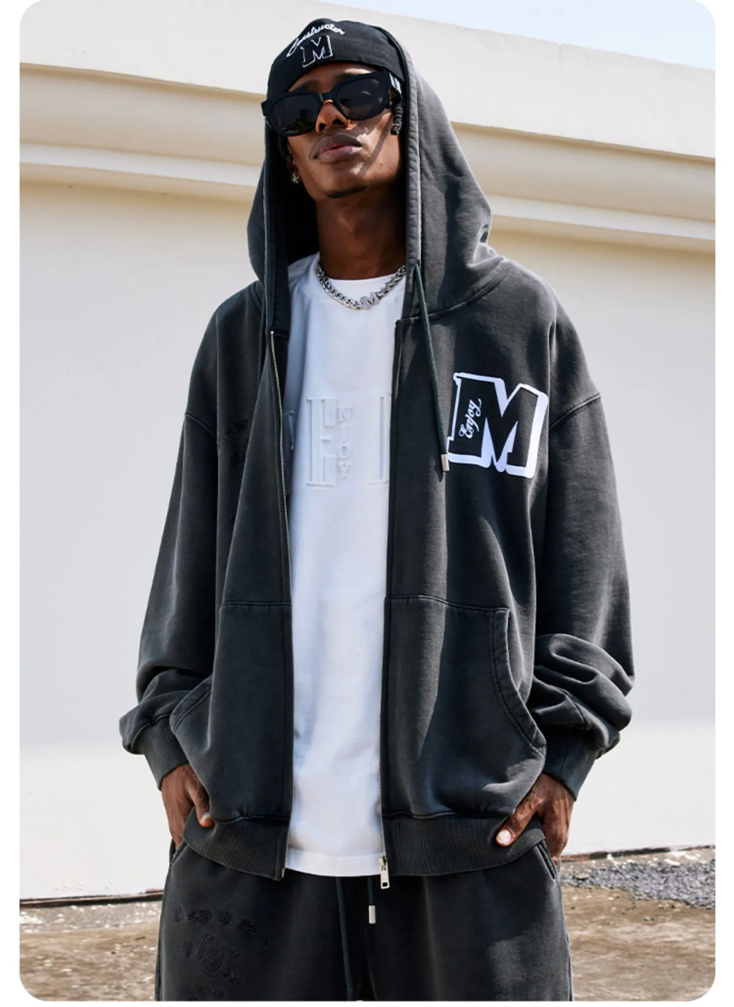 Oversized Logo Hoodies | Cotton Sweat Street Style | Unisex | Mr. Enjoy Da Money