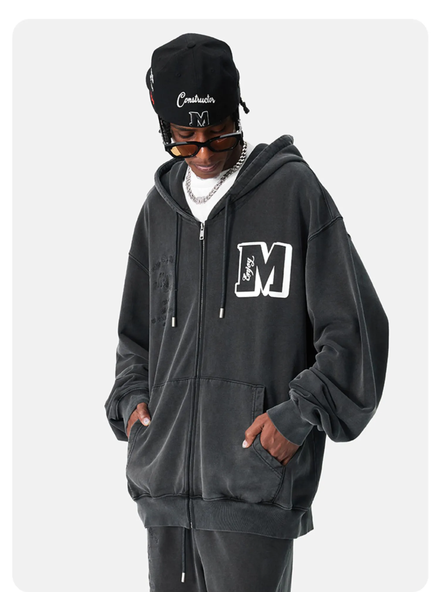 Oversized Logo Hoodies | Cotton Sweat Street Style | Unisex | Mr. Enjoy Da Money