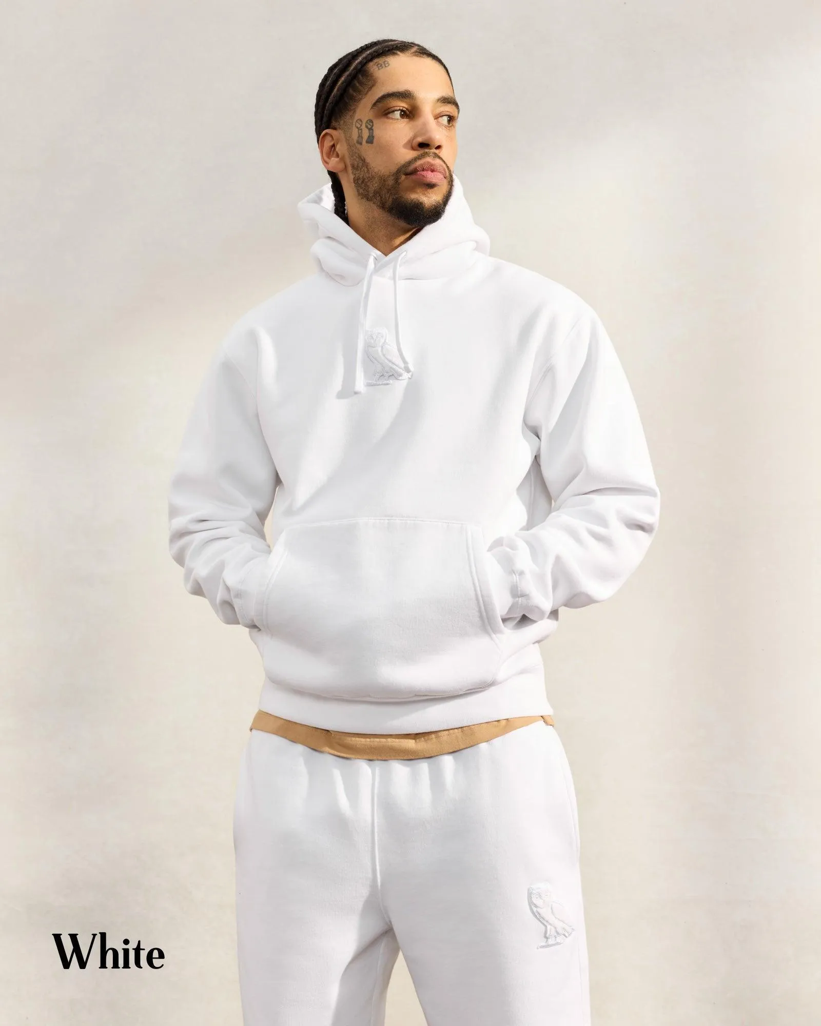 OVO Hoodies - Stylish Streetwear Loungewear with Plain Cotton and Logo Design