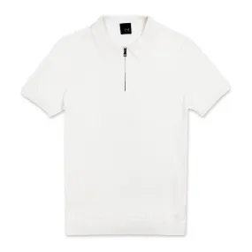 Pal Zileri - Natural Knitted Silk/Cotton Polo Shirt