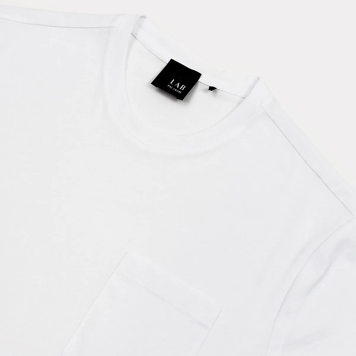 Pal Zileri White Chest Pocket T-Shirt