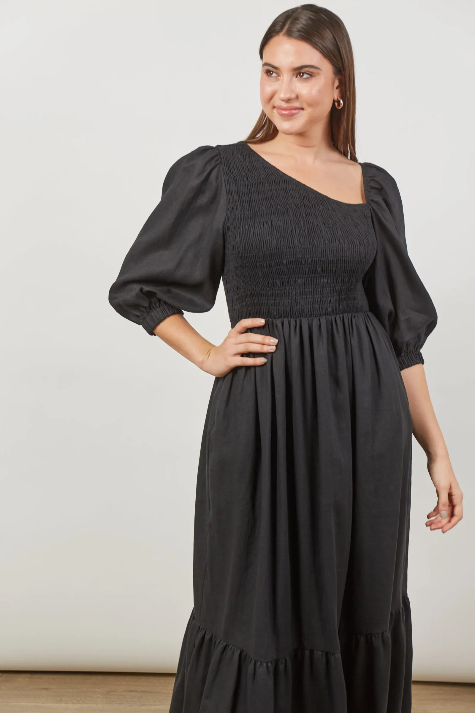 Panorama Maxi Dress - Black