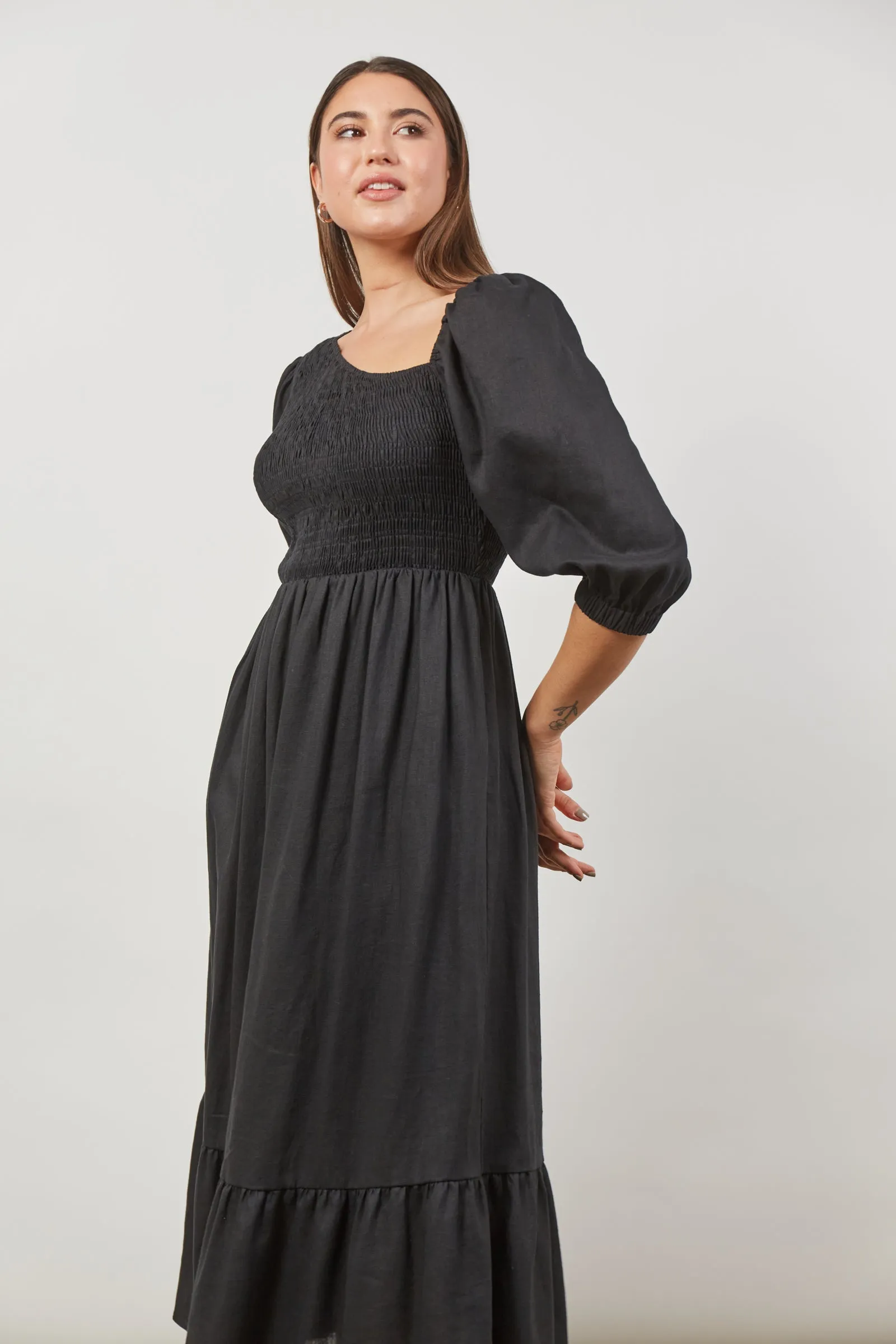 Panorama Maxi Dress - Black