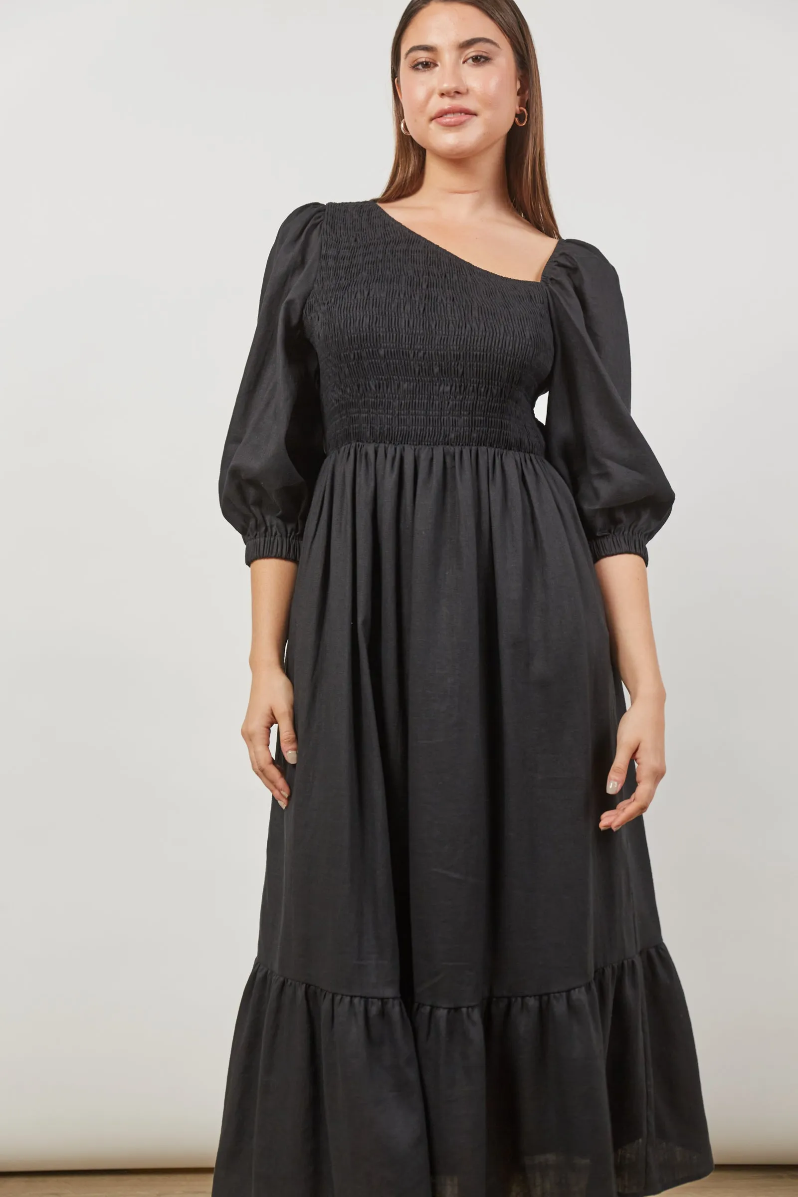 Panorama Maxi Dress - Black