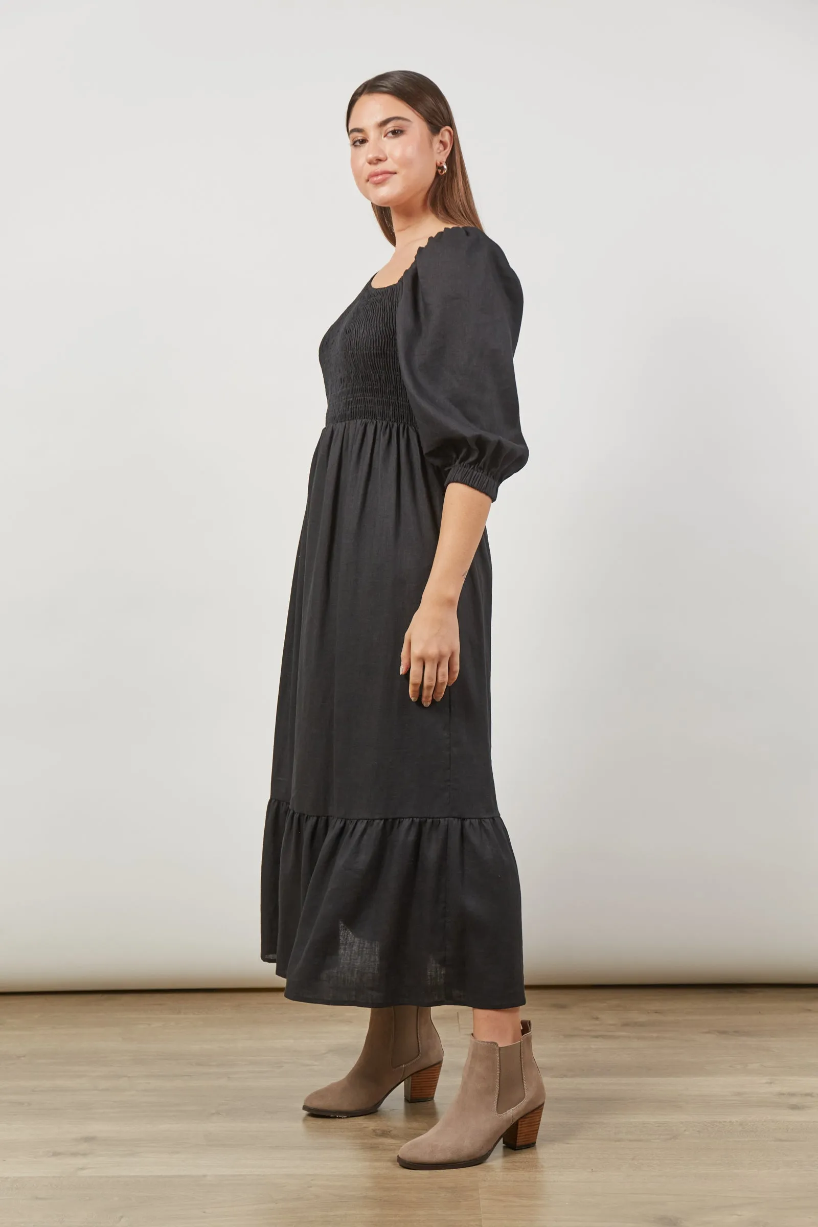 Panorama Maxi Dress - Black