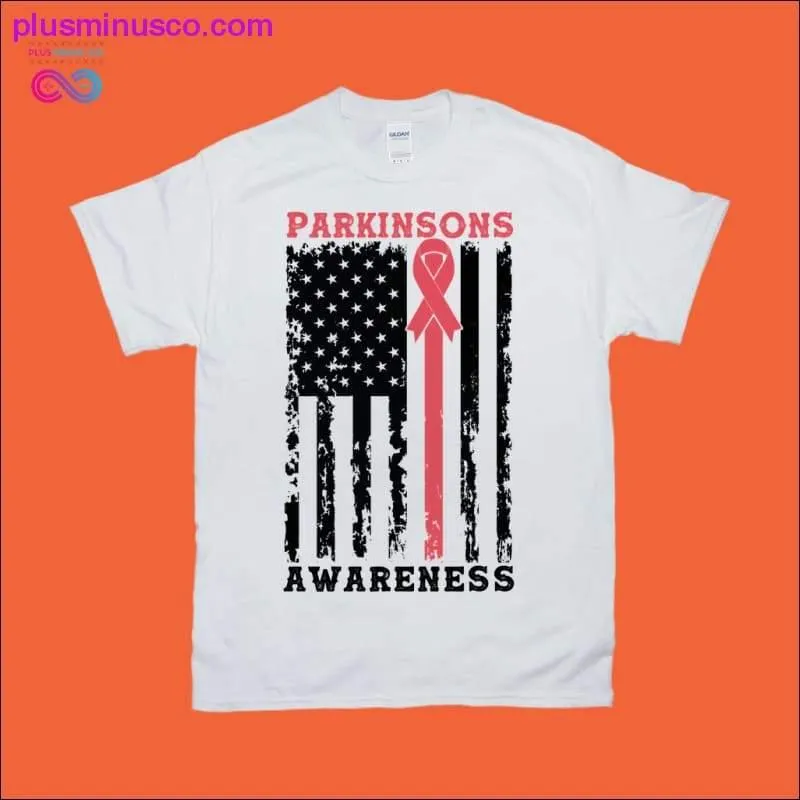 Parkinson's Awareness American Flag T-Shirts