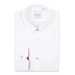 Paul Smith - 'Artist Stripe' Cuff Shirt - White 