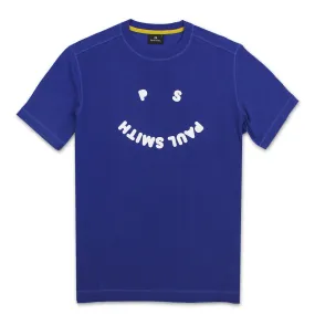 Paul Smith Happy Print T-Shirt - Blue.