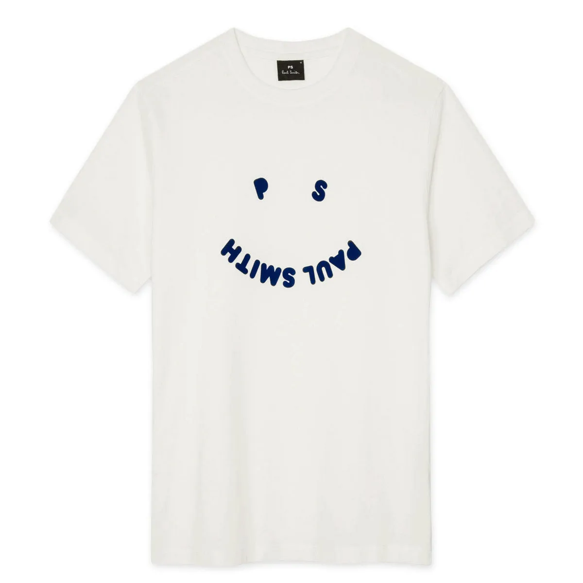 Paul Smith - 'Happy' T-Shirt in Off White - Shop Now