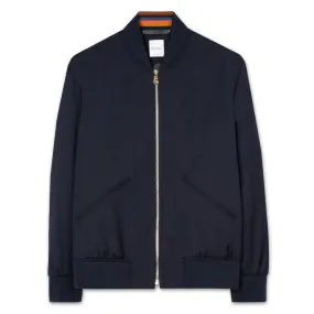 Paul Smith Loro Piana Storm System Bomber Jacket Navy