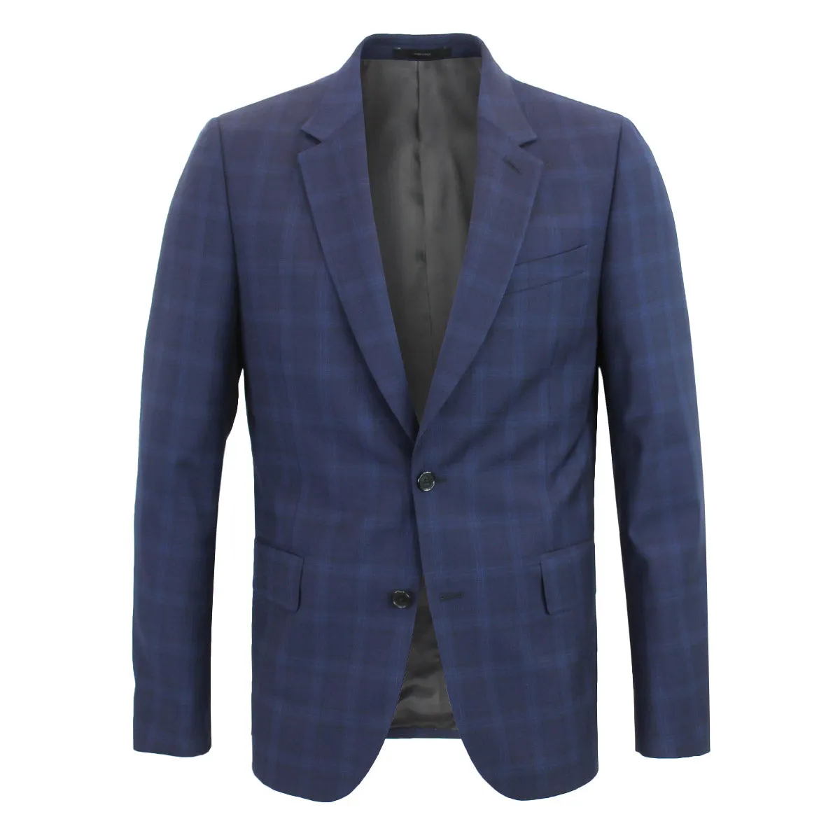 Paul Smith Navy Blue Check Suit