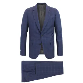 Paul Smith Navy Blue Check Suit