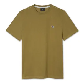 Paul Smith olive green zebra t-shirt - regular fit