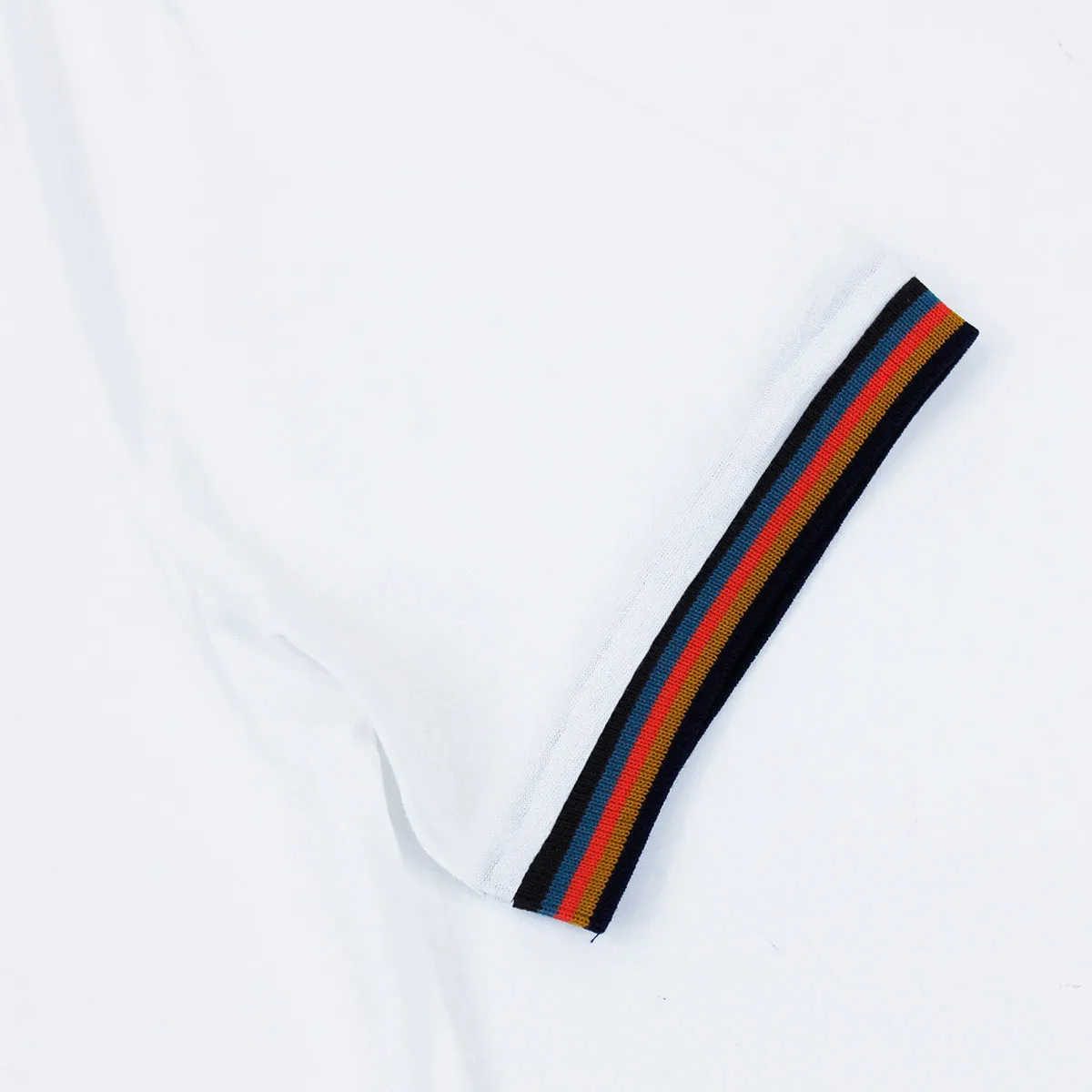 Paul Smith - White 'Artist Stripe' T-Shirt.