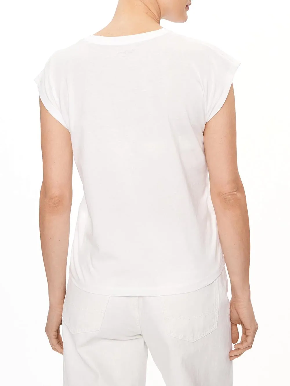 Pepe Jeans Women's White Lory PL505853 T-shirt - Buy Online now