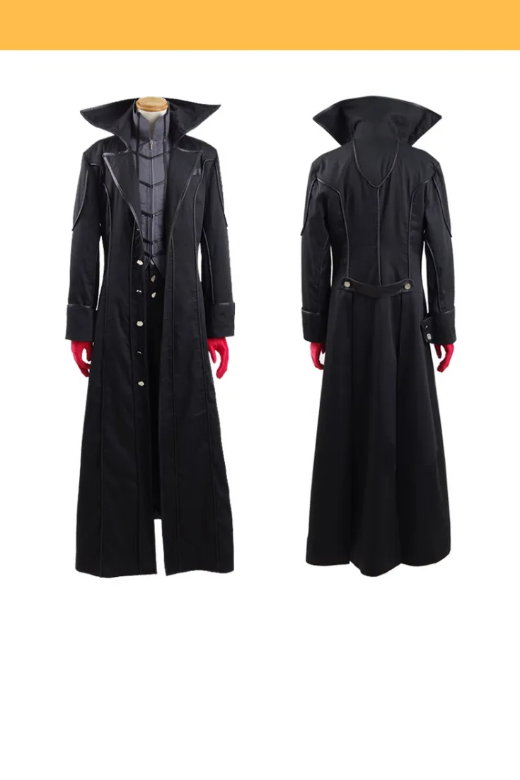 Persona 5 Protagonist Dark Grey Thief Cosplay Costume