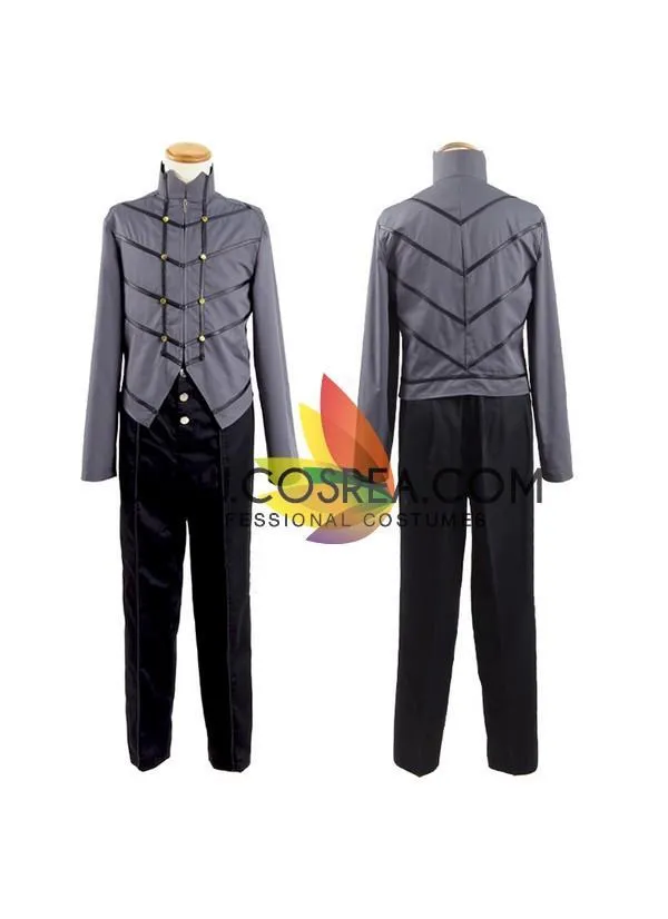 Persona 5 Protagonist Dark Grey Thief Cosplay Costume