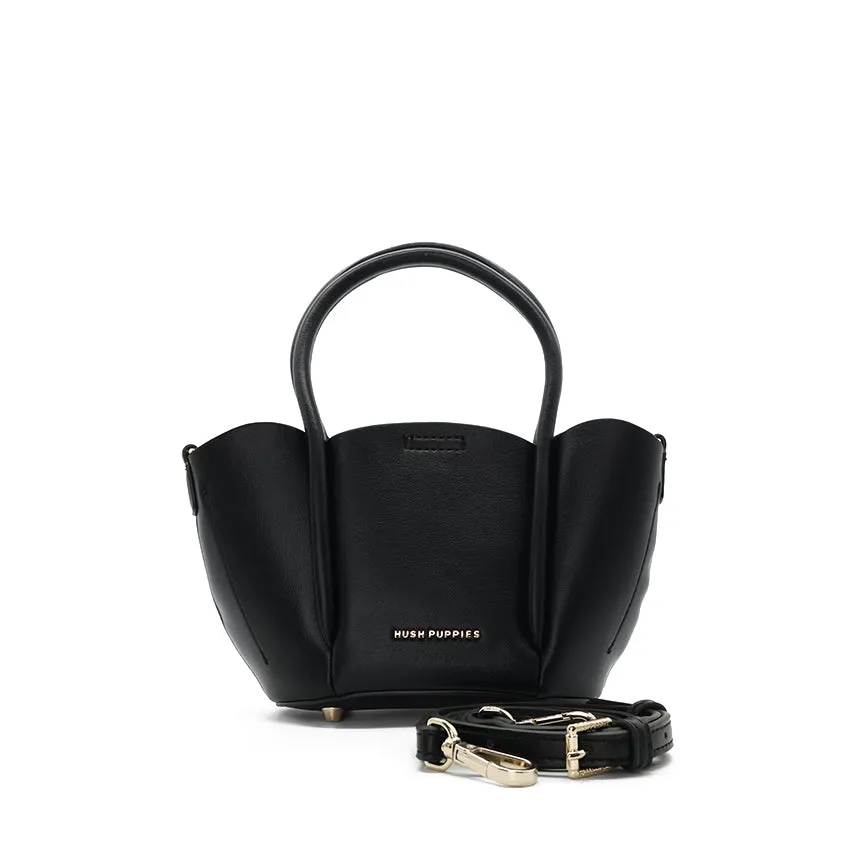 Petal Satchel Women's Bag - Black