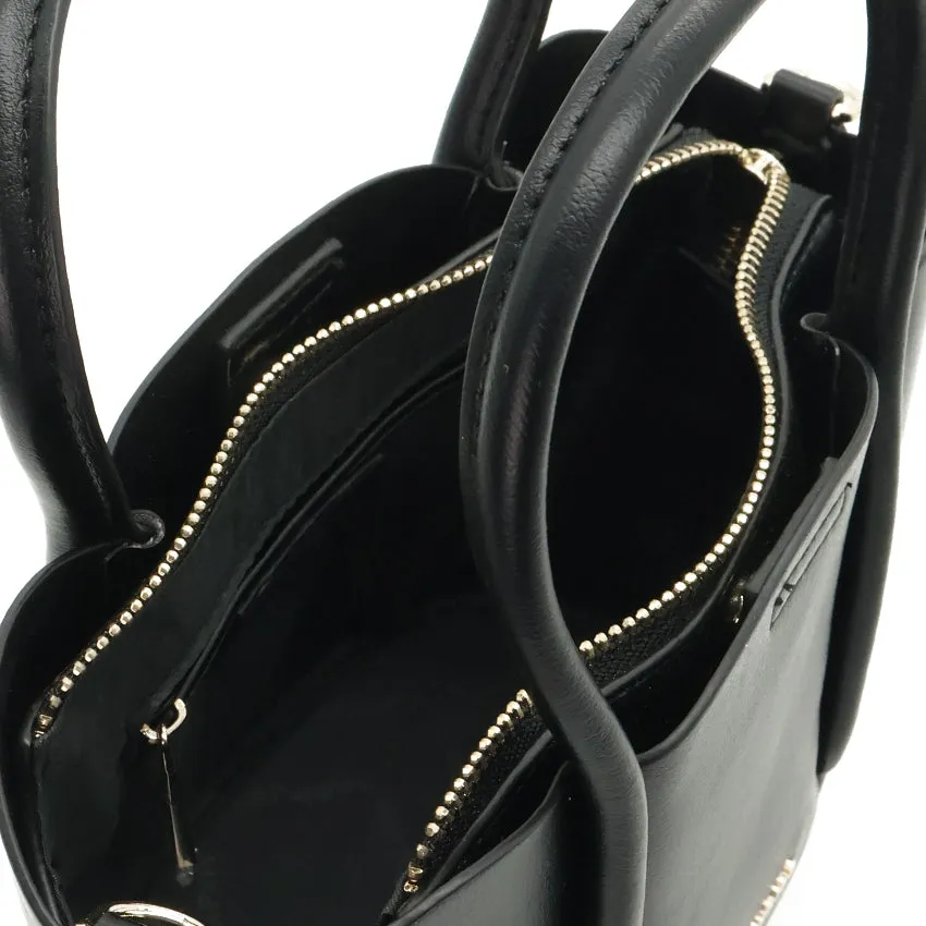 Petal Satchel Women's Bag - Black