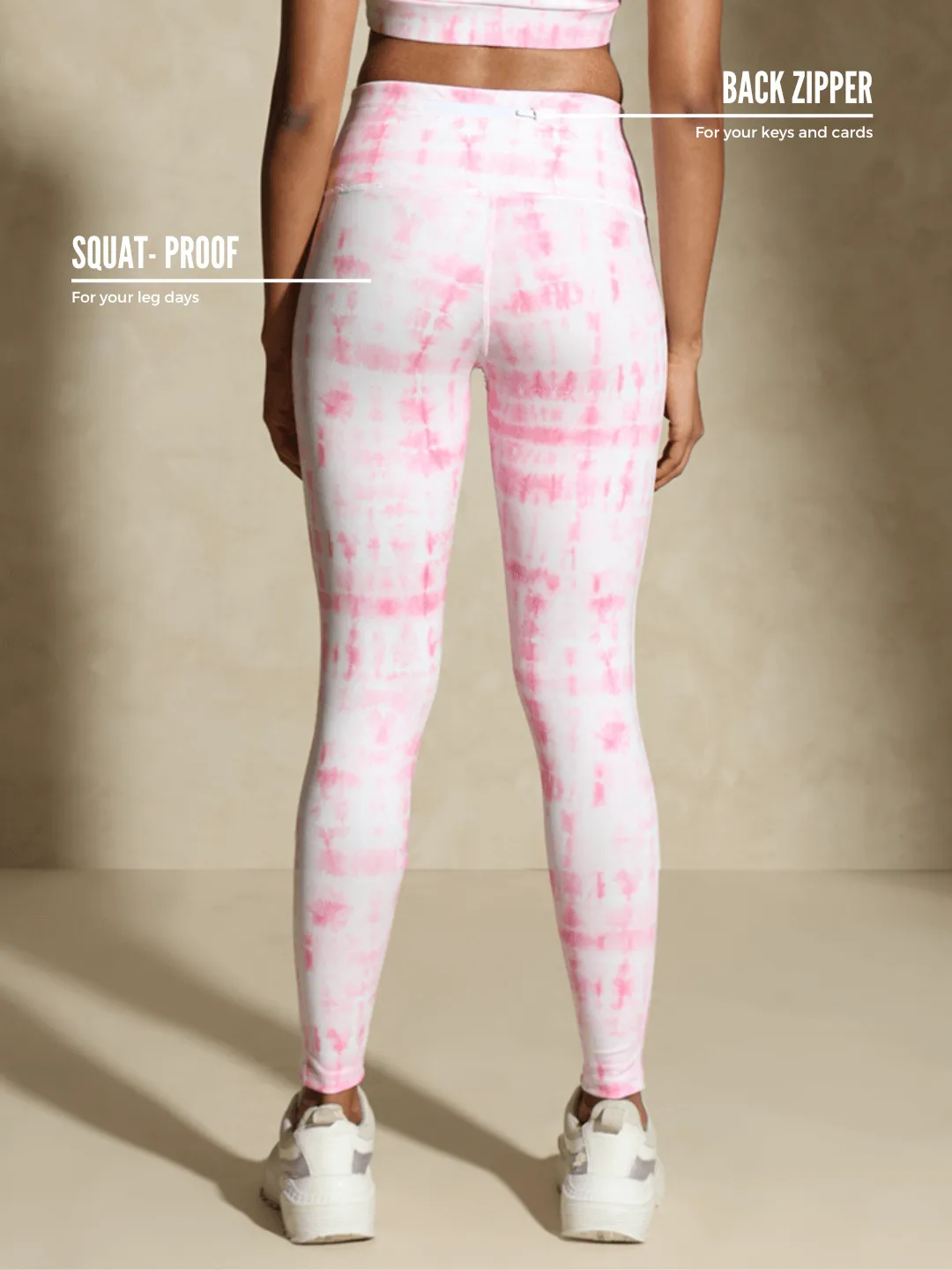 Pink Shibori Luxe Leggings