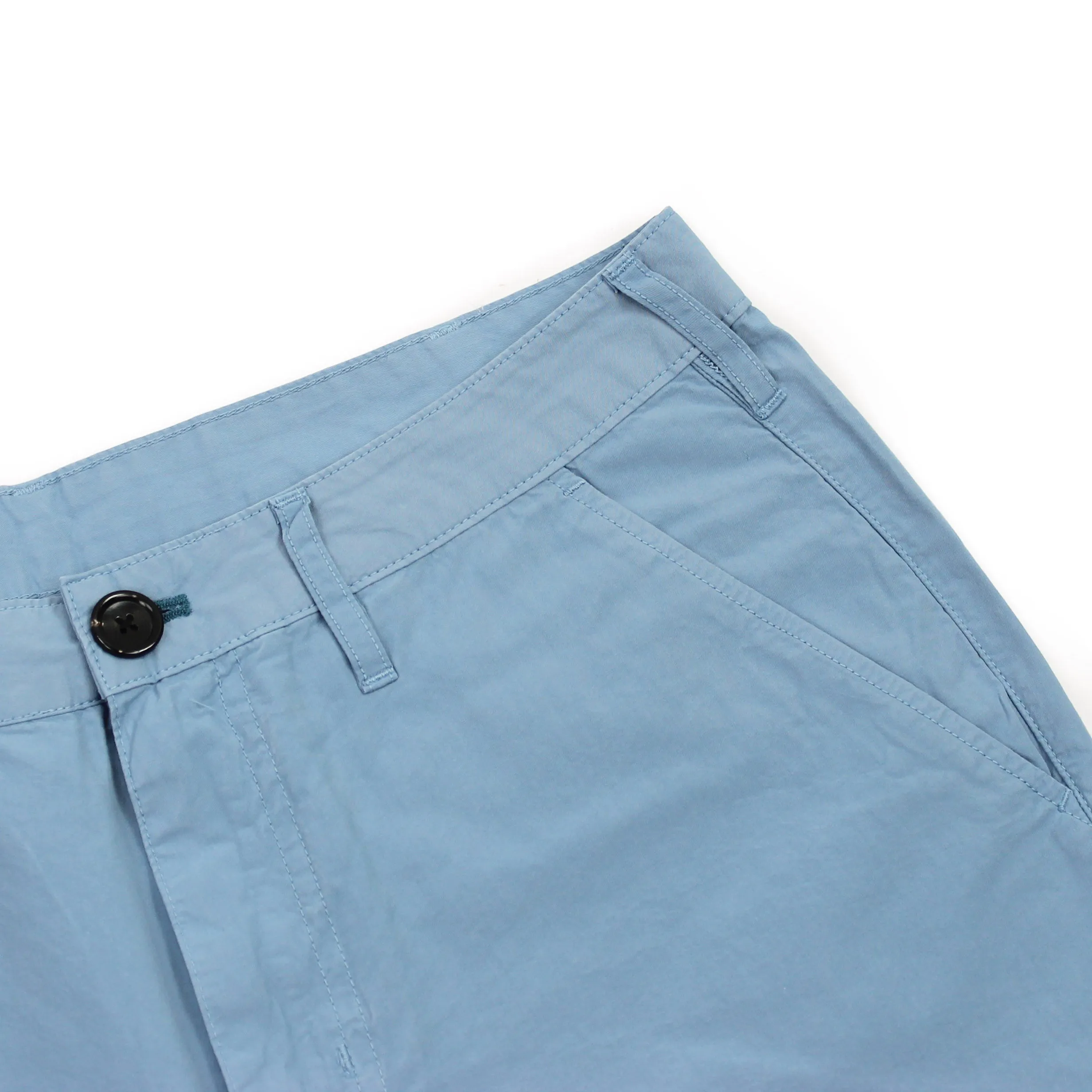 PS Paul Smith - Airforce Blue Garment Dyed Chino Shorts.