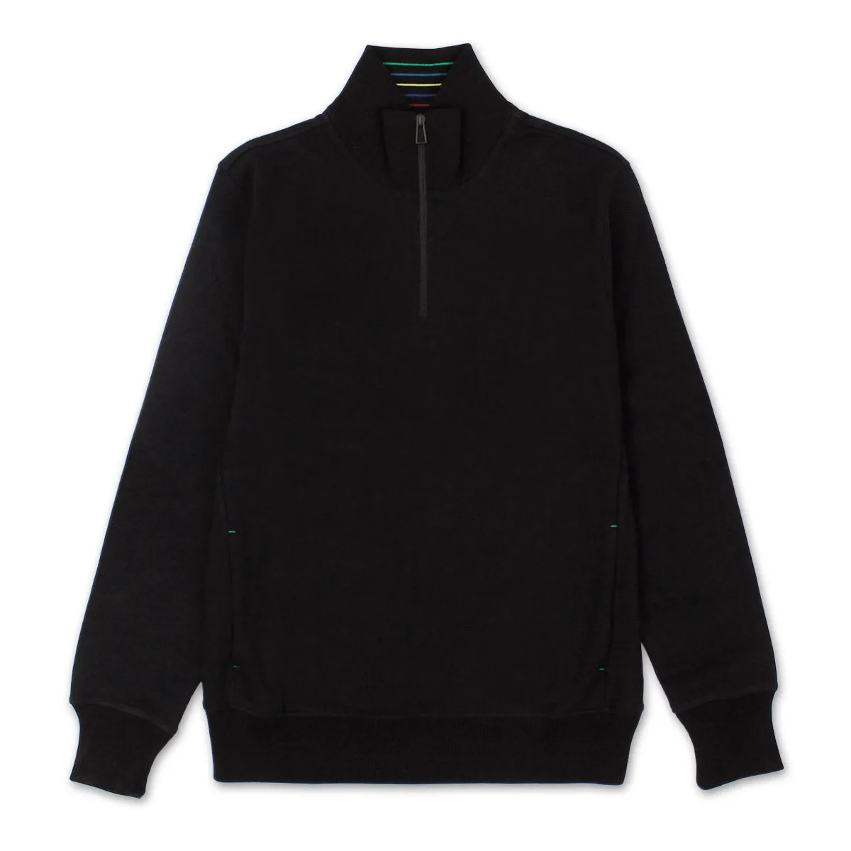 PS Paul Smith Zip Neck Sweatshirt Black