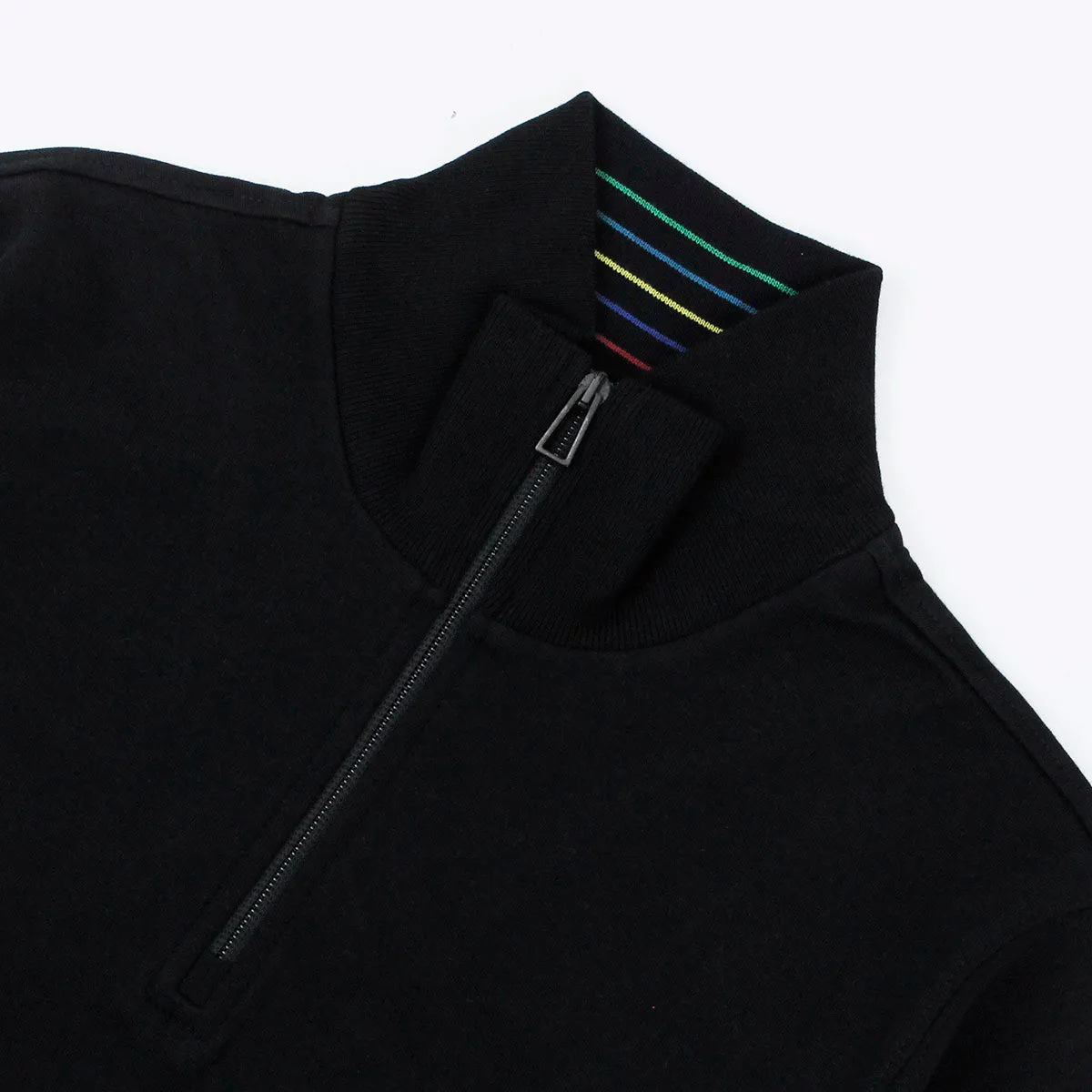 PS Paul Smith Zip Neck Sweatshirt Black