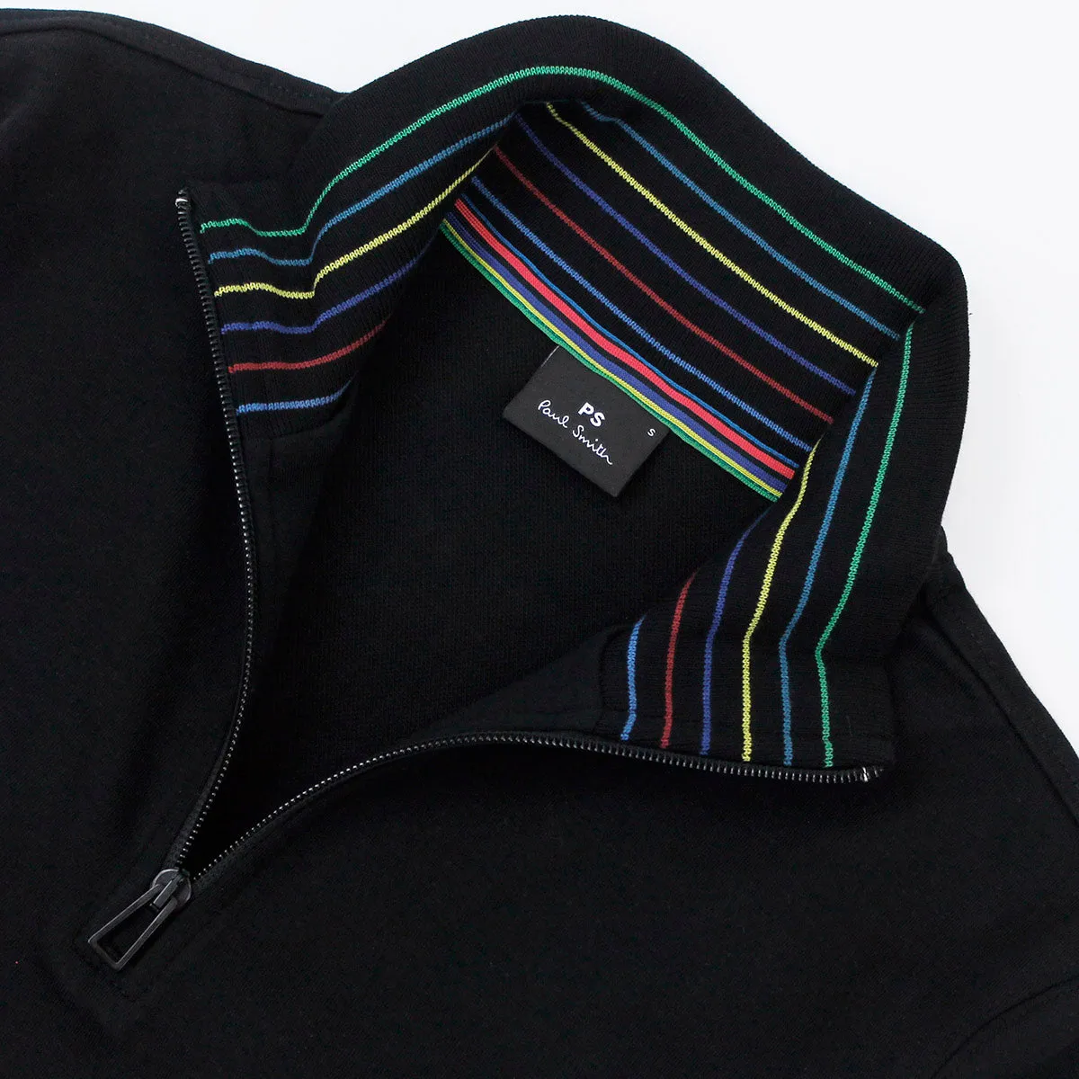 PS Paul Smith Zip Neck Sweatshirt Black