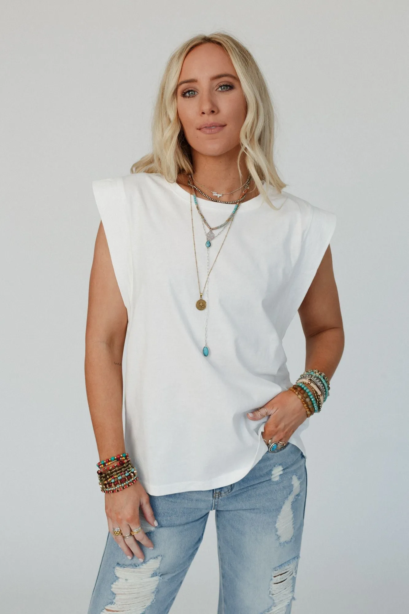 Pure Ease Top - Off White - Buy Now