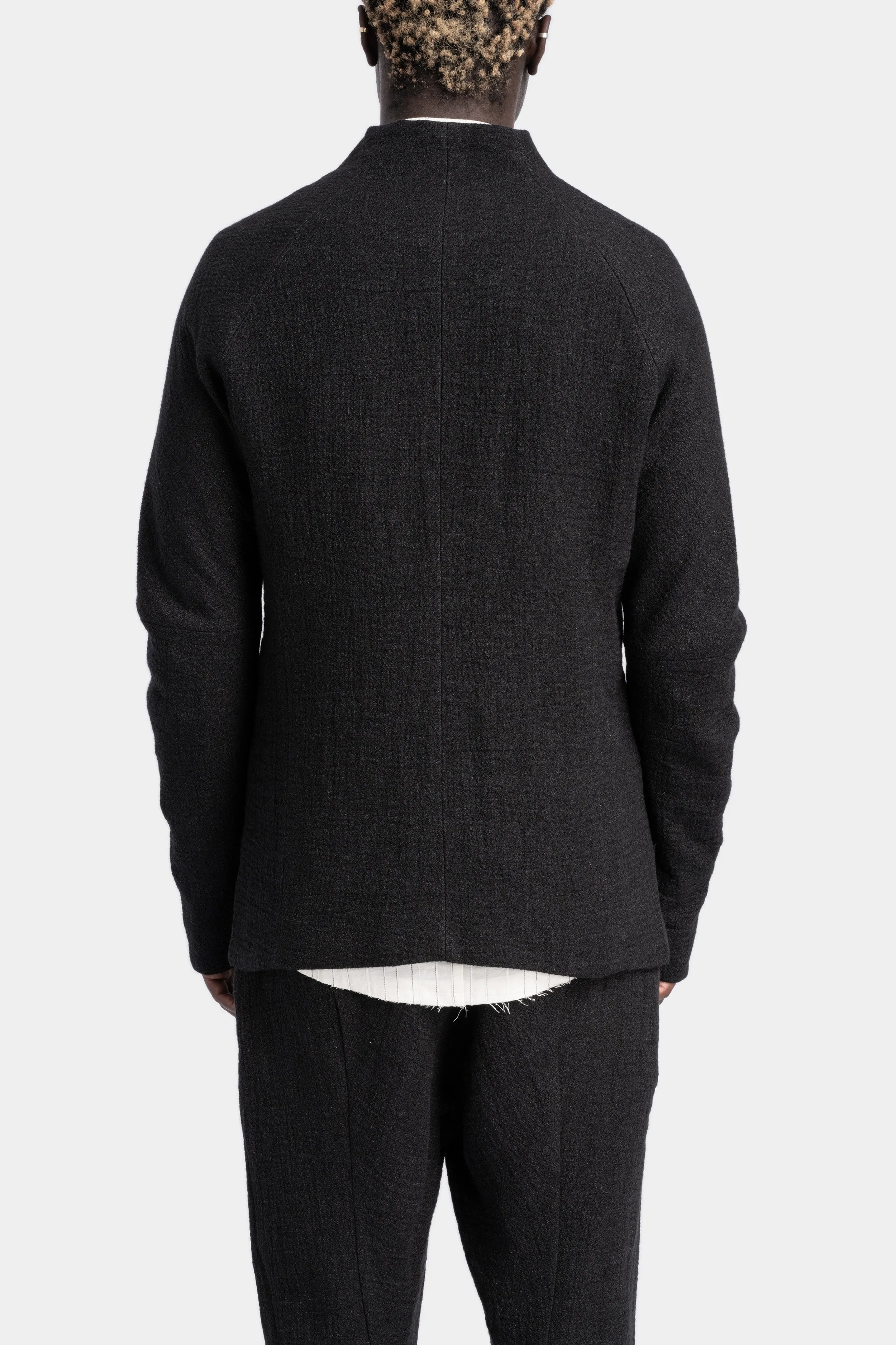 Raglan Shoulder Linen / Wool Blazer