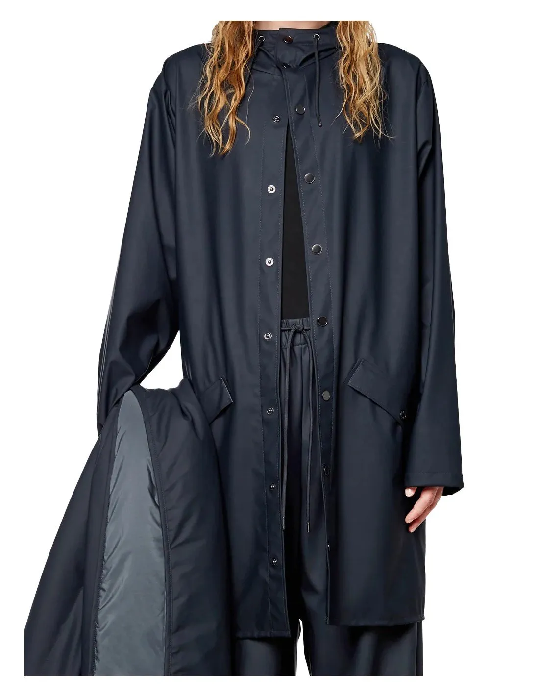 Rains unisex rain jacket RA12020 in navy color - AI22