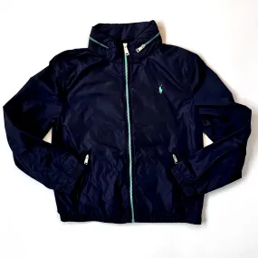 Ralph Lauren Navy Rain Jacket for Kids: Size M (10-12 Years)