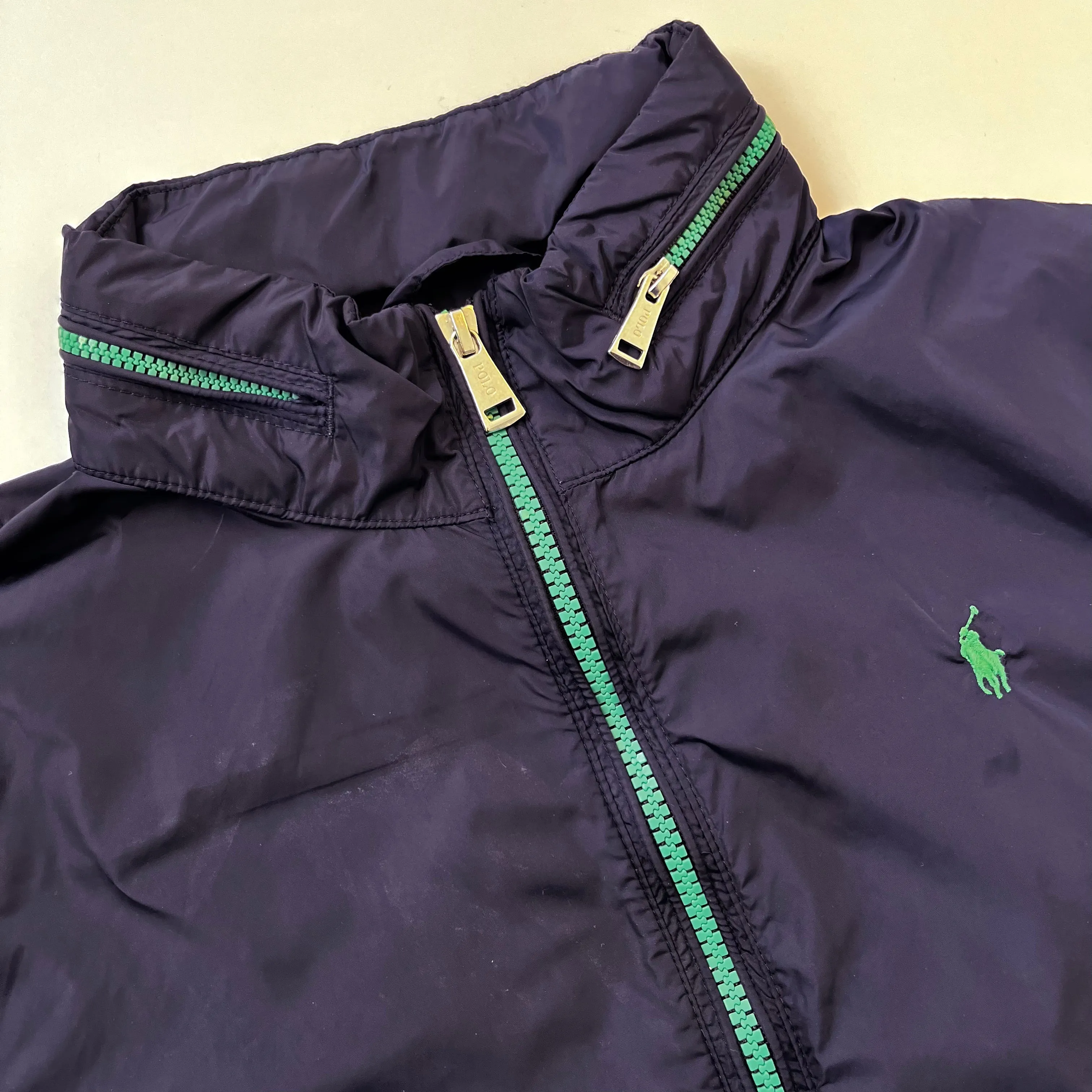 Ralph Lauren Navy Rain Jacket for Kids: Size M (10-12 Years)