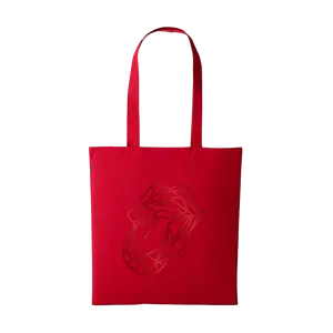 Red Tonal Tote Bag