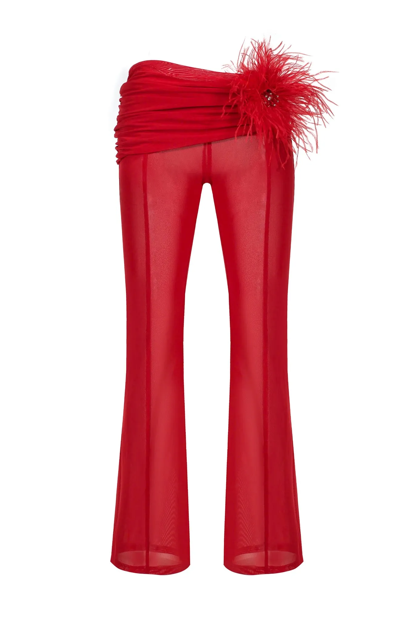 Red Velora Pants