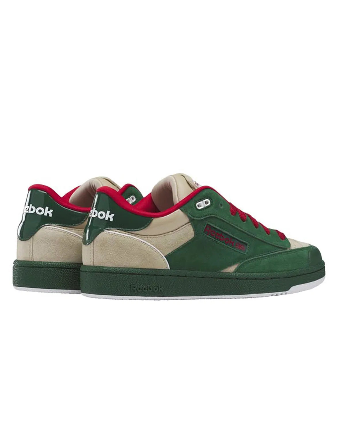 Reebok Club C Dark Green/Oat/Clay Shoes