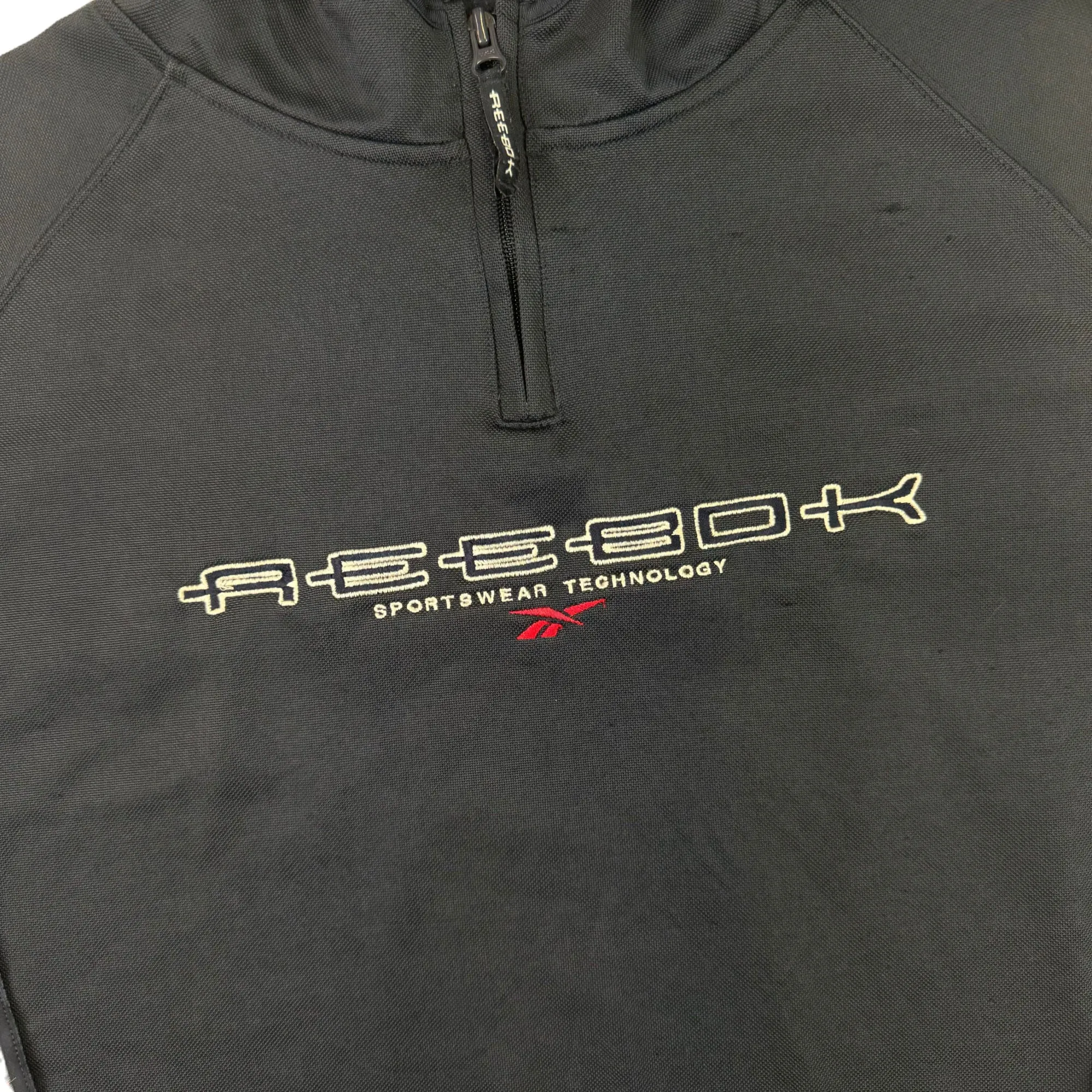 Reebok Sportswear Technology Half Zip Pullover Hoodie