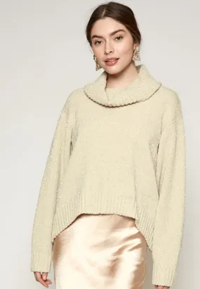 RINI CHUNKY METALLIC SWEATER