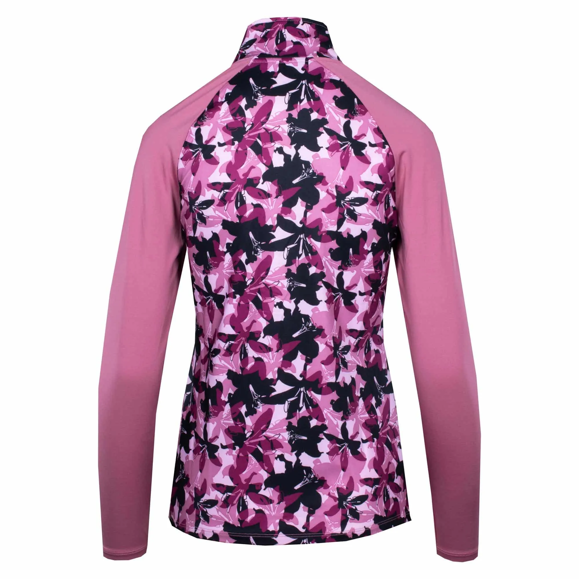 Rohnisch Women's Pink Lily Golf Jacket with Full-Zip for Warmth