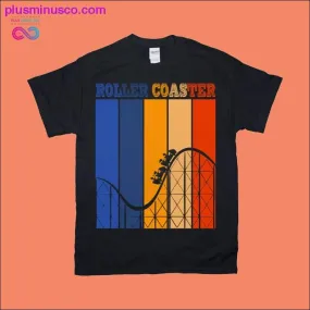 Roller Coaster Sunset T-Shirts | Vertical Stripes