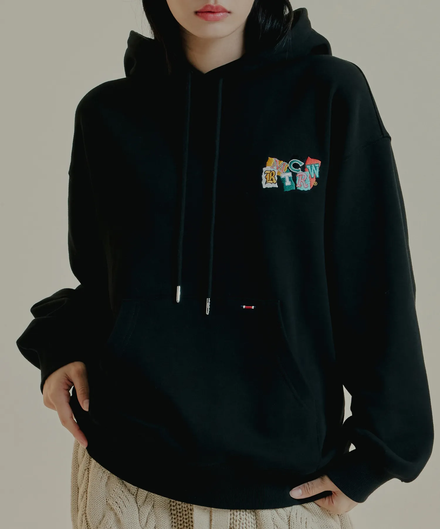 Romantic Crown | Romantic Crown Out Font Logo Hoodie