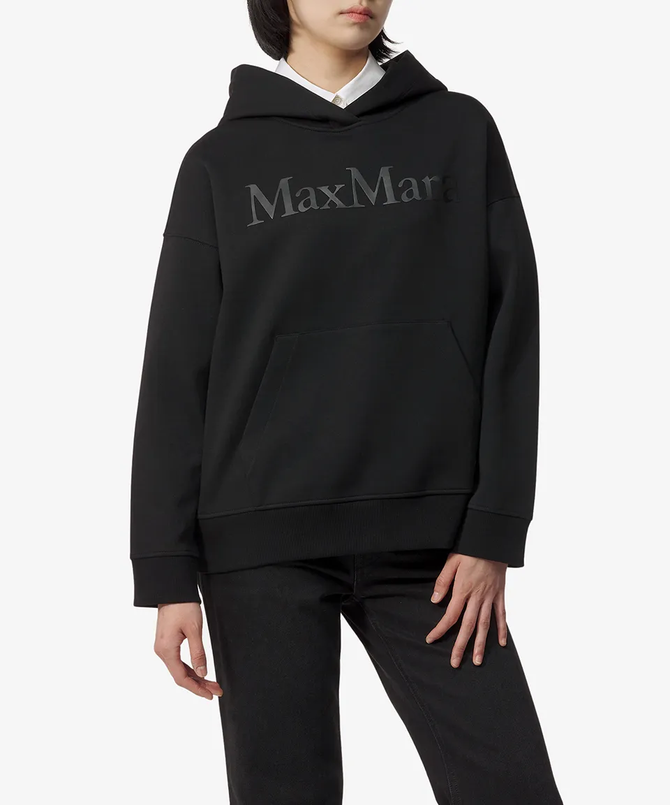 s max mara street style long sleeves plain cotton logo